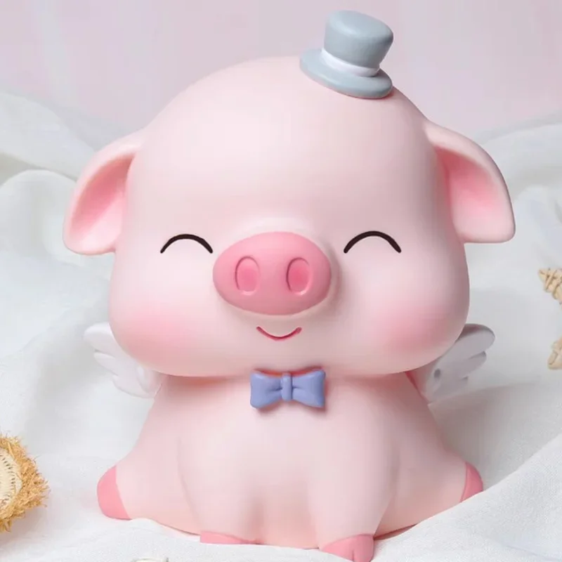 Kids Cute Money Boxes Euro Coin Pig Lucky Mini Saving Mystery Piggy Bank Shop Children Gift Family Spaarpot Home Decoration