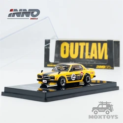 INNO 1:64 SKYLINE 2000 GT-R (KPGC10) #23 OUTLAW-STYLE Diecast Model Car