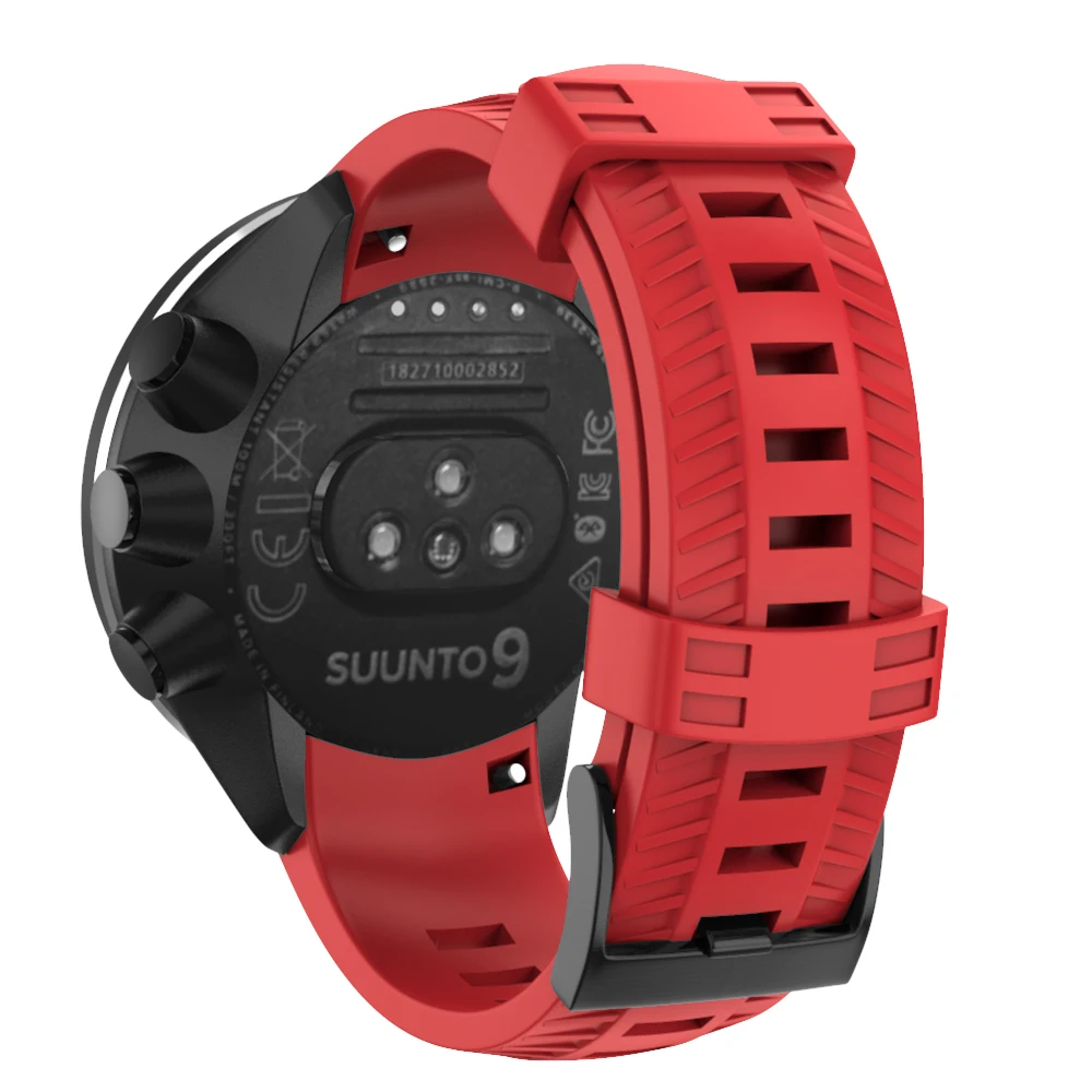 24mm Soft Silicone Watch Band for SUUNTO7 9 Baro Strap Replacement Wristband for SUUNTO D5  SUUNTO 7  Sports New SmartWatch Band