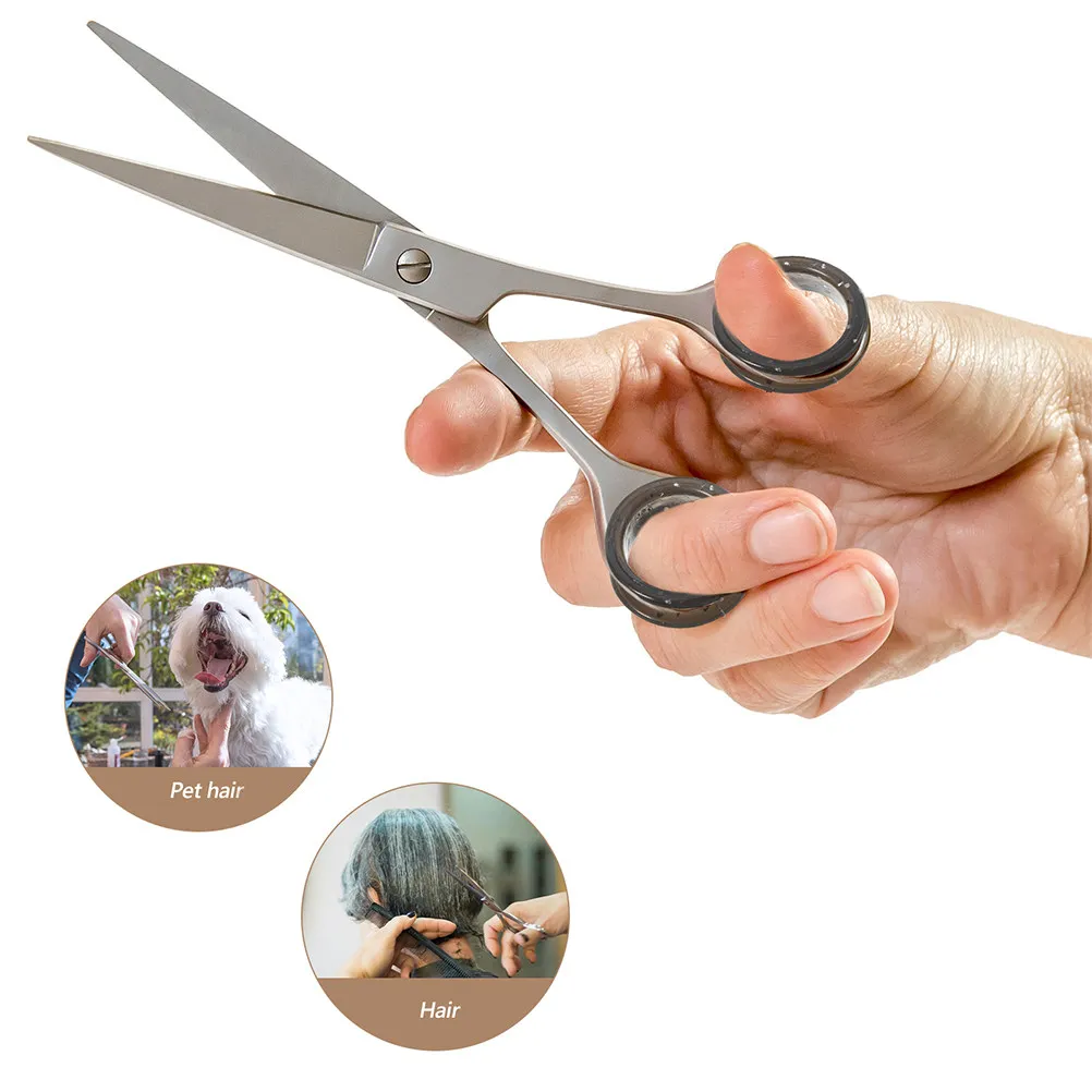 10Pcs Silicone Shear Finger Protector Rings for Professional Hairdressing Pet Grooming Scissors Ergonomic Grip Reduces Fatigue