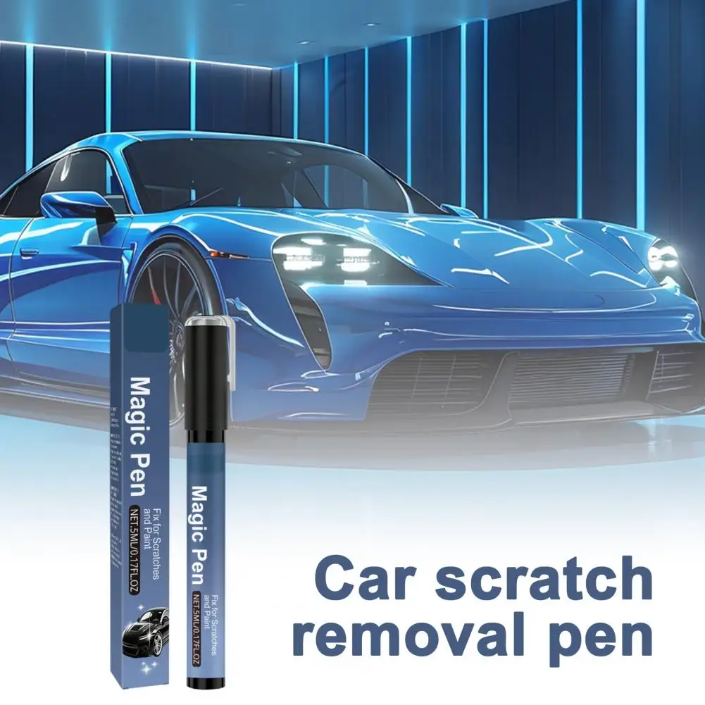 Car Scratch Remover Pen With Precision Tip Waterproof Fade-Resistant Quick Repair Pen For All Cars Auto Magic Scratch Repair Pen