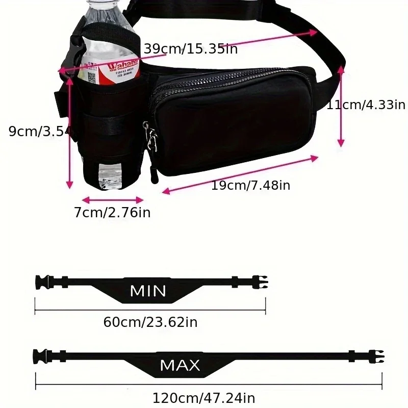 Sports Portable Waterproof Waist Bag Outdoor running Hiking equipment/gear Waterproof Minimalist Sports Fitness Waist Pack