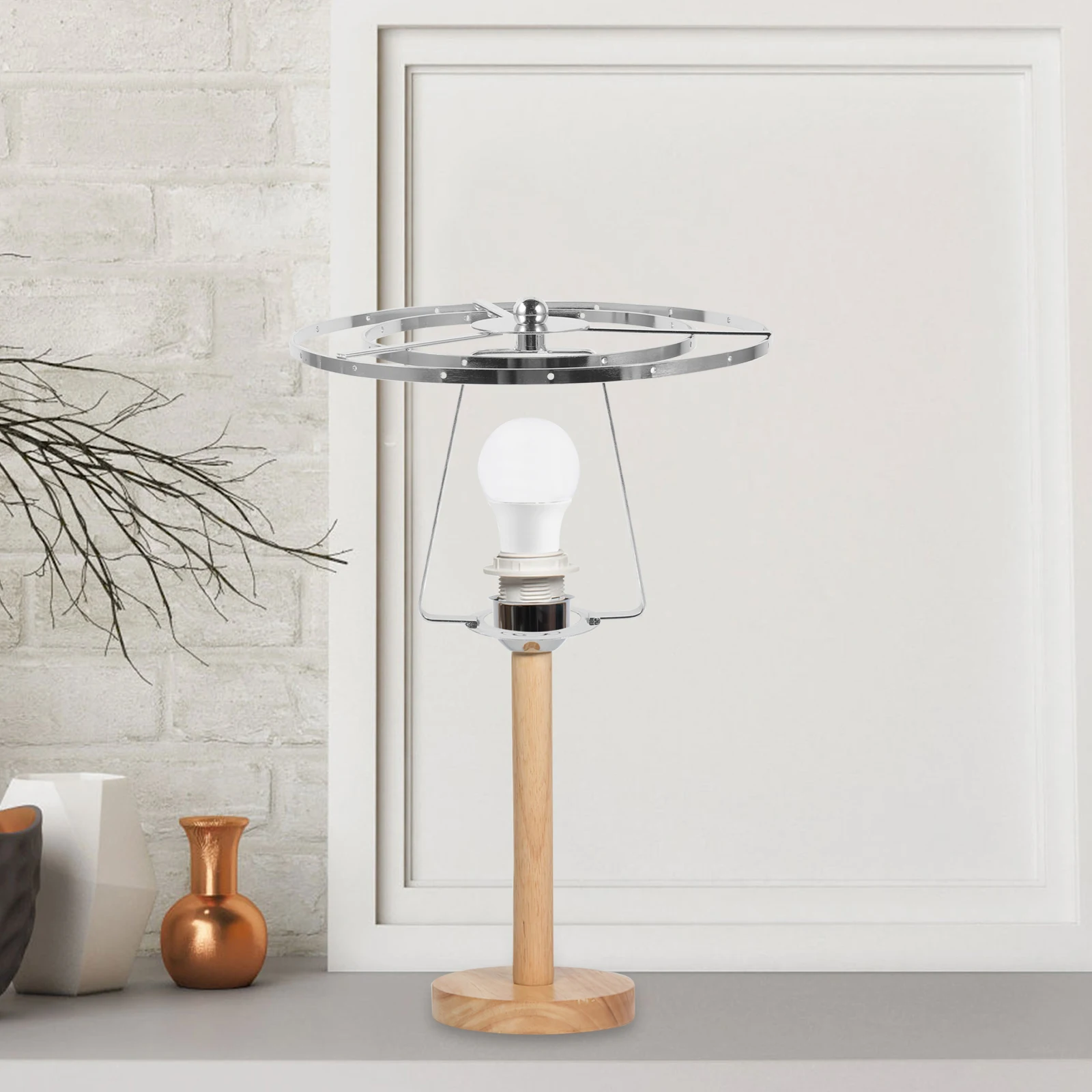 

Durable Iron Vintage Crystal Lamp Bracket Lampshade Frame For Table And Ceiling Lamps Diy Lighting Accessories Parts