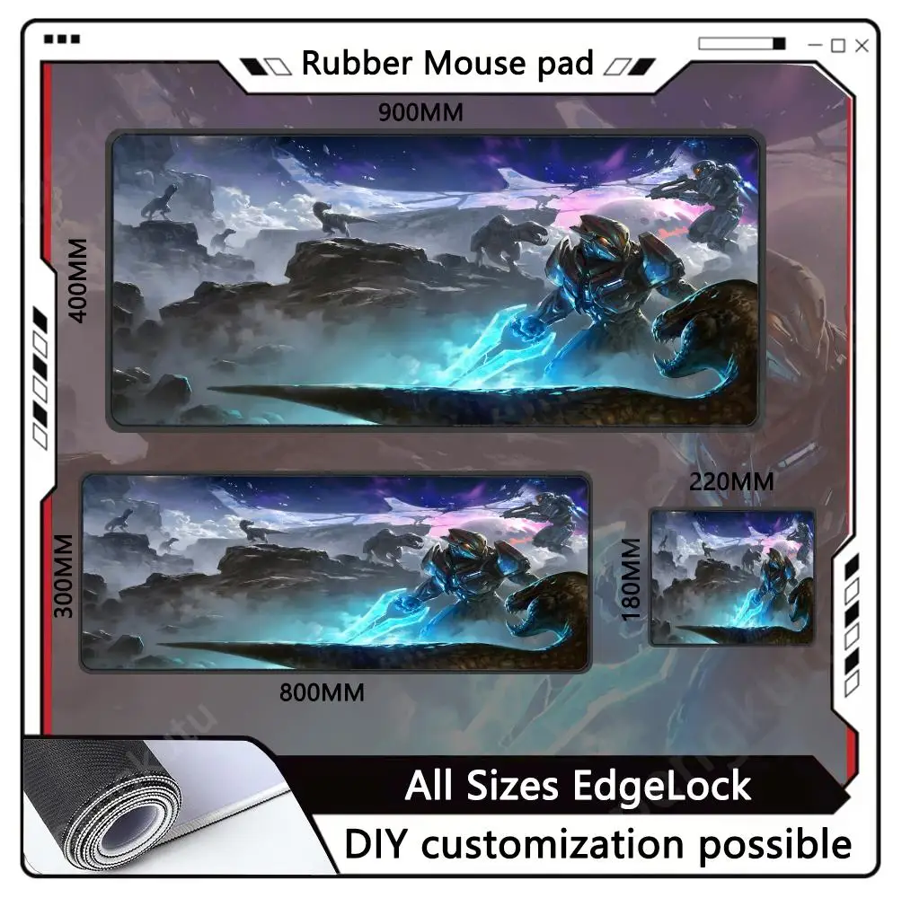 XXL Offices Mousepad Desk Cushion for Notebook H-HalO G-Games Mouse Pad gaming mouse pad Gaming Gamer Rubber Mousepad Large size