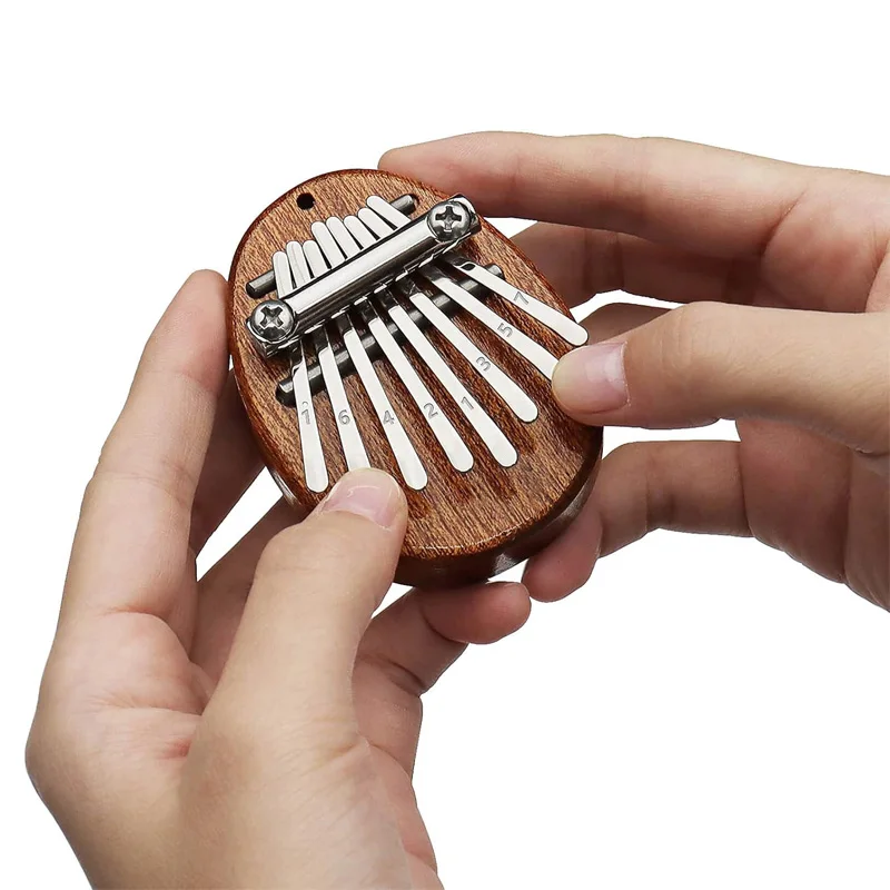 Kalimba-Piano à pouces musical pour adultes et enfants, cadeaux exquis, jouets Fidget, aide à Charleroi, souligne la tension d'anlande, 8 prédire