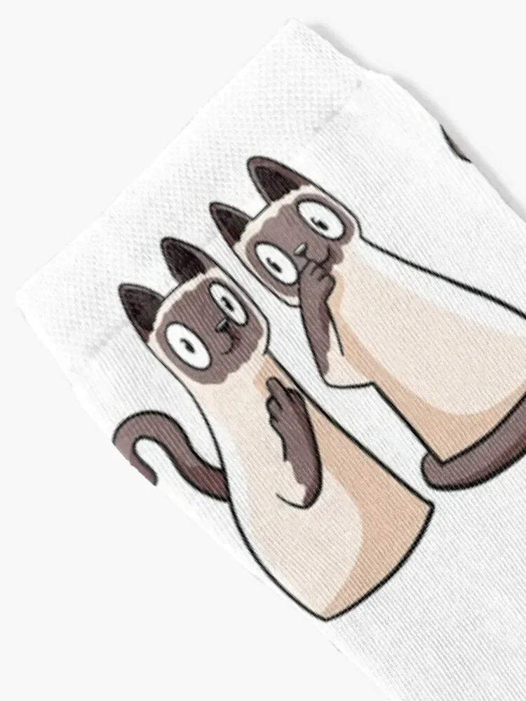 Siamese cats, siamese cats Socks kids gifts heated designer Socks Man Women's