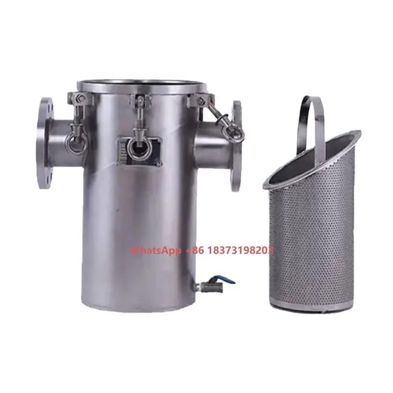 Stainless Steel DN80 Basket Filter for Marine and Industrial Water Filtration