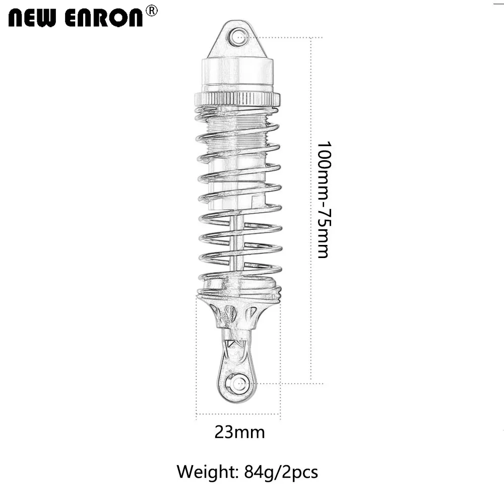 NEW ENRON 70-90mm/75-100mm Aluminum Alloy Shock Absorber Damper 2pcs or 4pcs For RC 1/10 Traxxas Slash 4x4 2wd Car Accessories