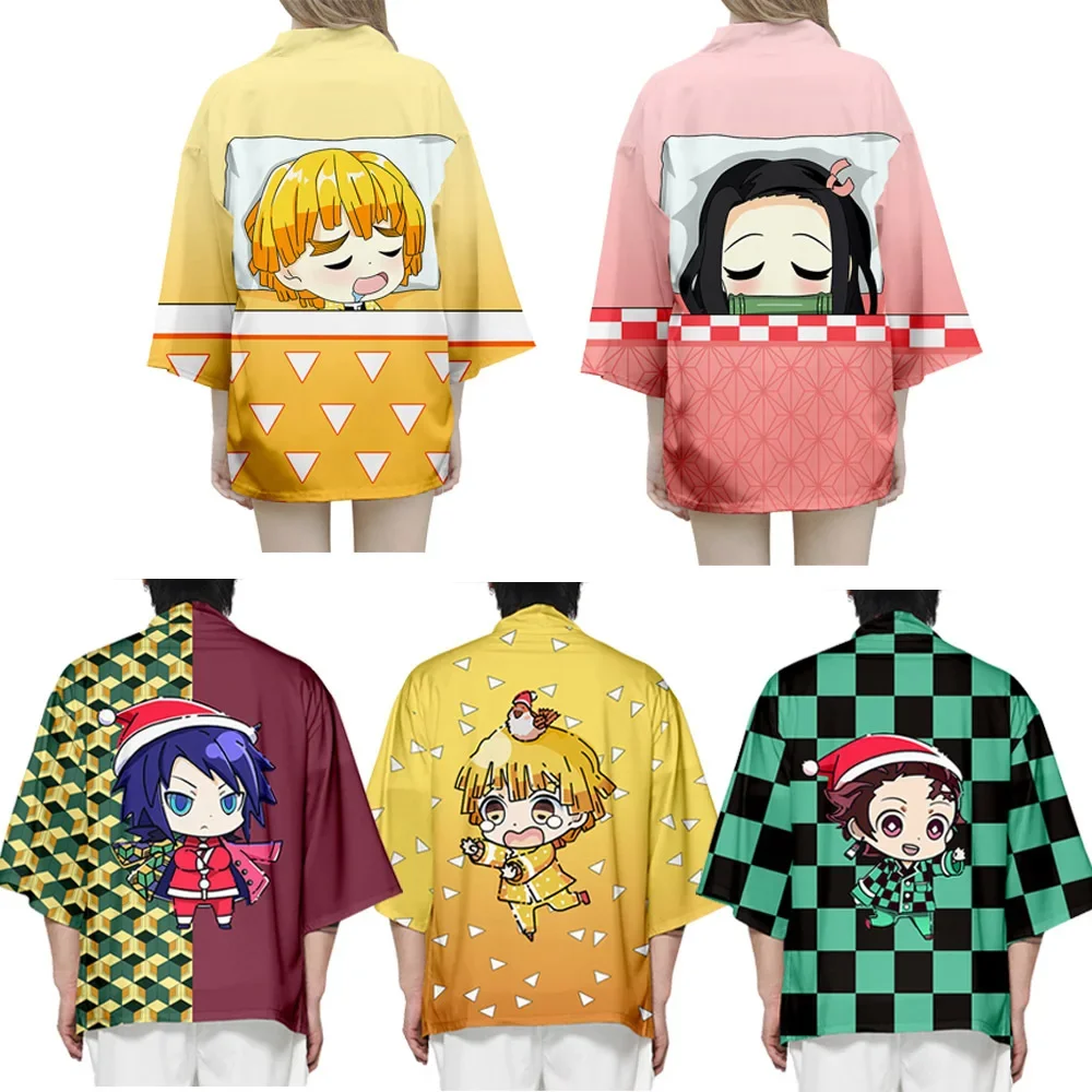 

Накидка Demon Slayer Kimono для взрослых с коротким рукавом
