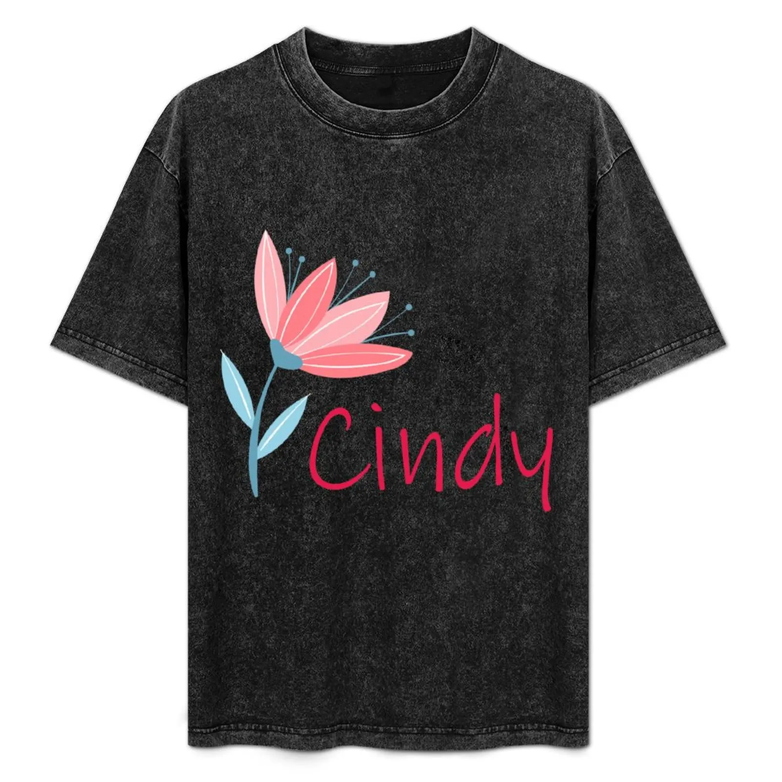 

My name is Cindy T-Shirt blacks valentines boutique clothes anime figures cute tops t shirt for men