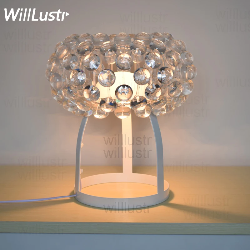 Caboche Table Light PATRICIA URQUIOLA ELIANA GEROTTO Clear Gold Bead Small Large Size Bedroom Foyer Hotel LED R7S Lamp