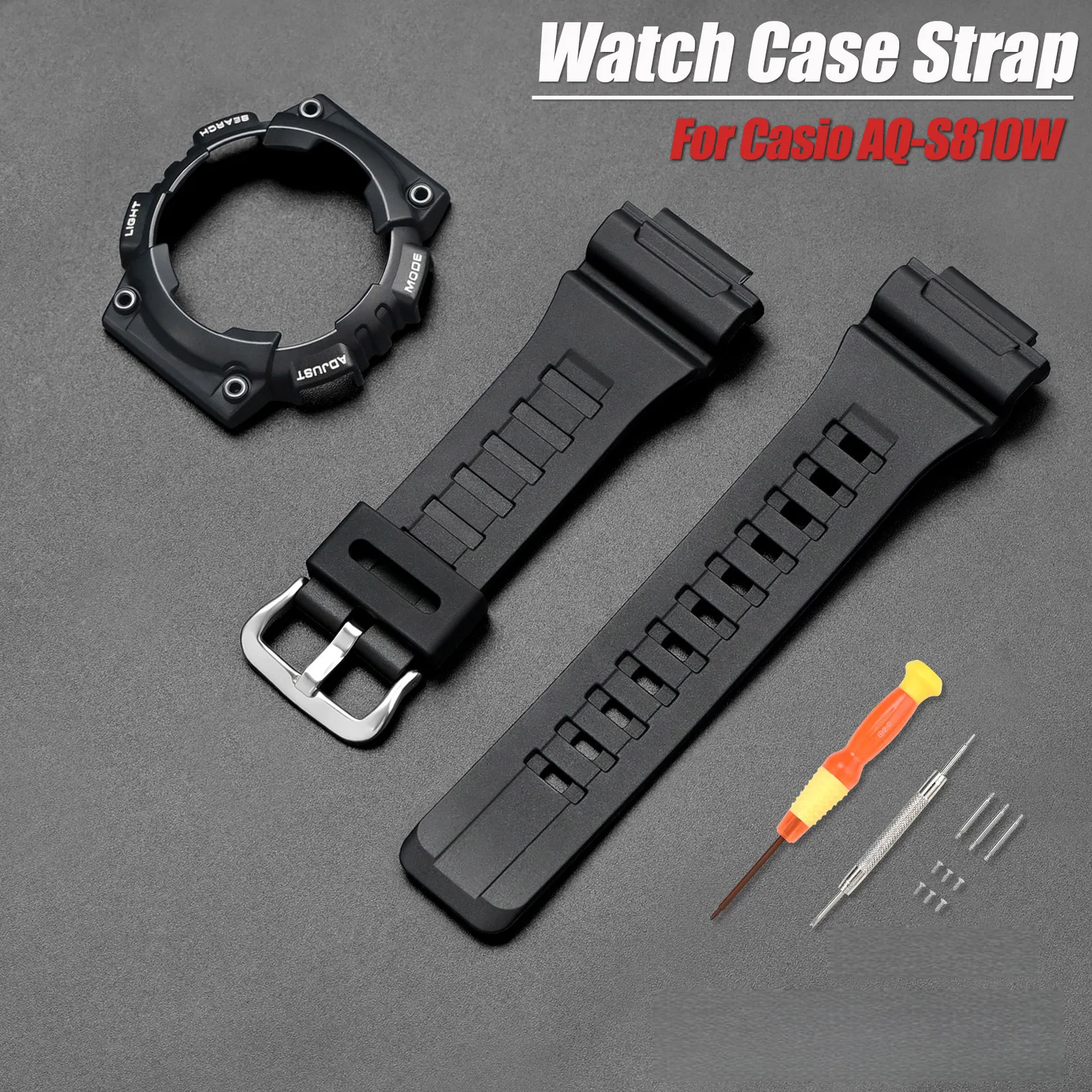 �y�Z�[�����z�������v�X�g���b�v�Ǝ��v�P�[�X�J�V�I G-SHOCK AQ-S810W ���v�o���h�X�|�[�c�\�t�g�h�������Y�u���X���b�g�A�N�Z�T���[���X�g�o���h