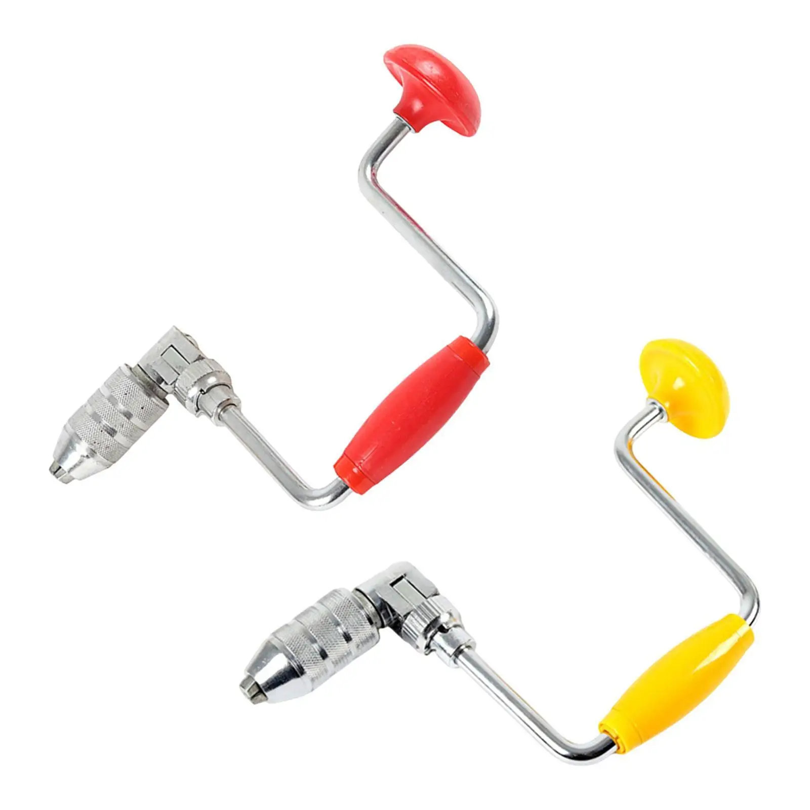 Swing Bit Brace Comfortable Anti Slip Handle Carbon Steel Hand Crank Drill