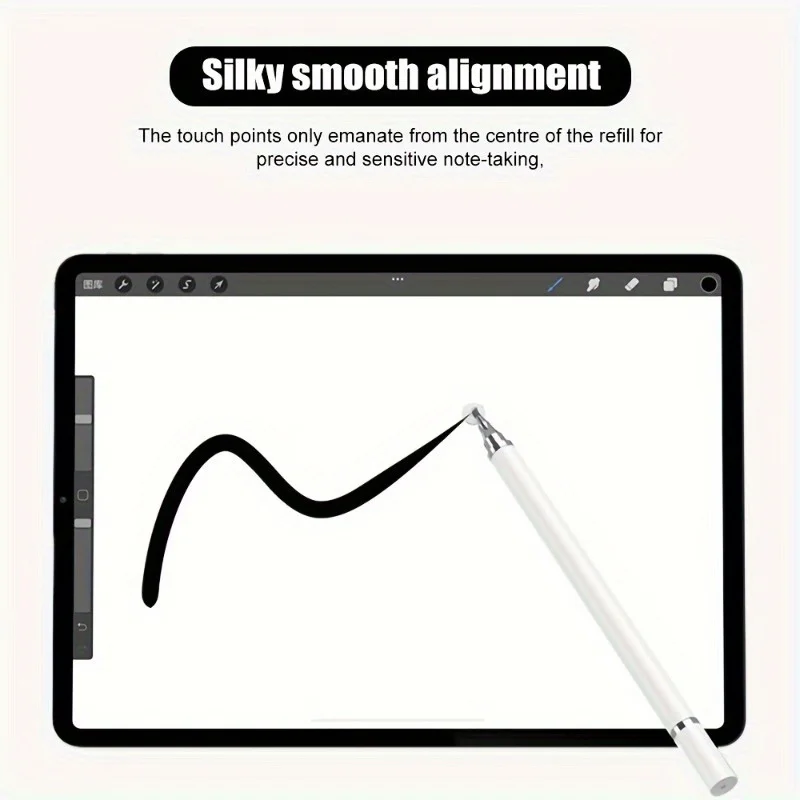 2 in 1 Universal Stylus Pen for Touch Screen Compatible with Capacitive Touch Screens for Iphone Ipad Android Stylus Capacitive