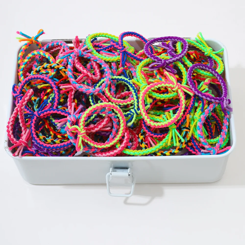 Random 20/40 PCS Colorful Hair Ties, Suitable for Hairstyling & Braiding, Multi-Purpose, Stylish & Minimalist