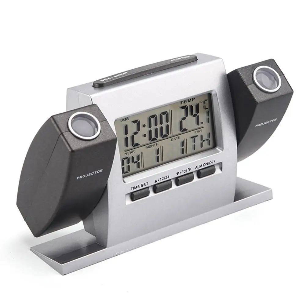 

Multifunctional Digital Clock Fashion Indoor Time Temperature Projection Alarm Clock without