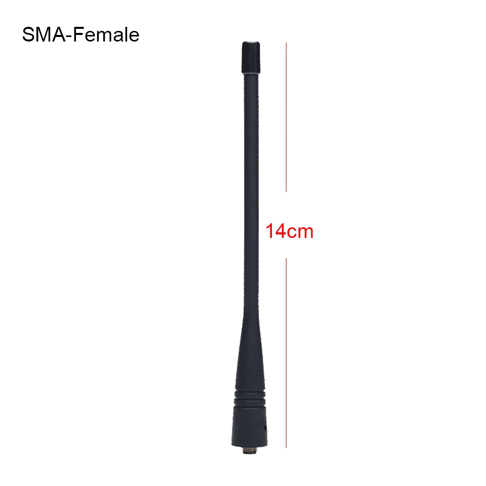 Female Dual Band Soft Antenna, Two Way Radio, Walkie Talkie Antenna for Baofeng 888S, Kenwood TK3107, TK-260, TK-270, 400-470MHz