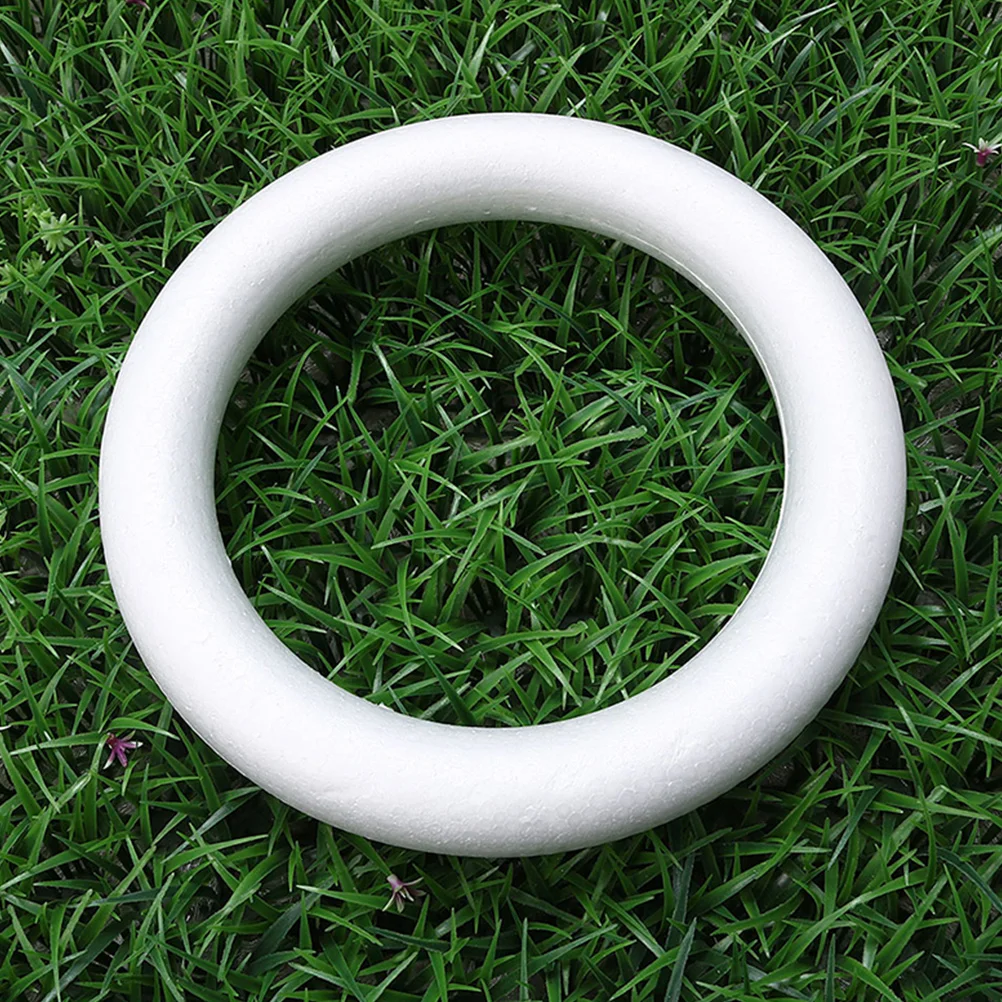 Versier schuimring Babymake-up Spons Cirkels Ringen Polystyreen Festival Party Schuimmodel