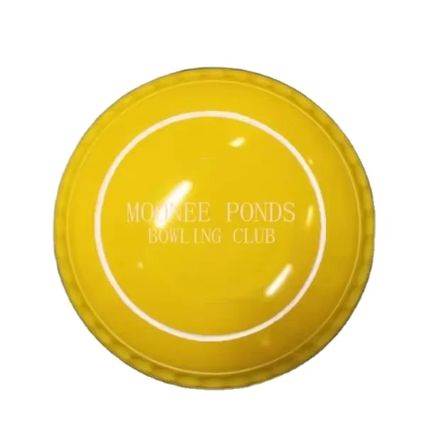 B&G  Yellow  Outdoor Game Backyard Lawn Beach Sport Battery Operated Professional Bowling Set