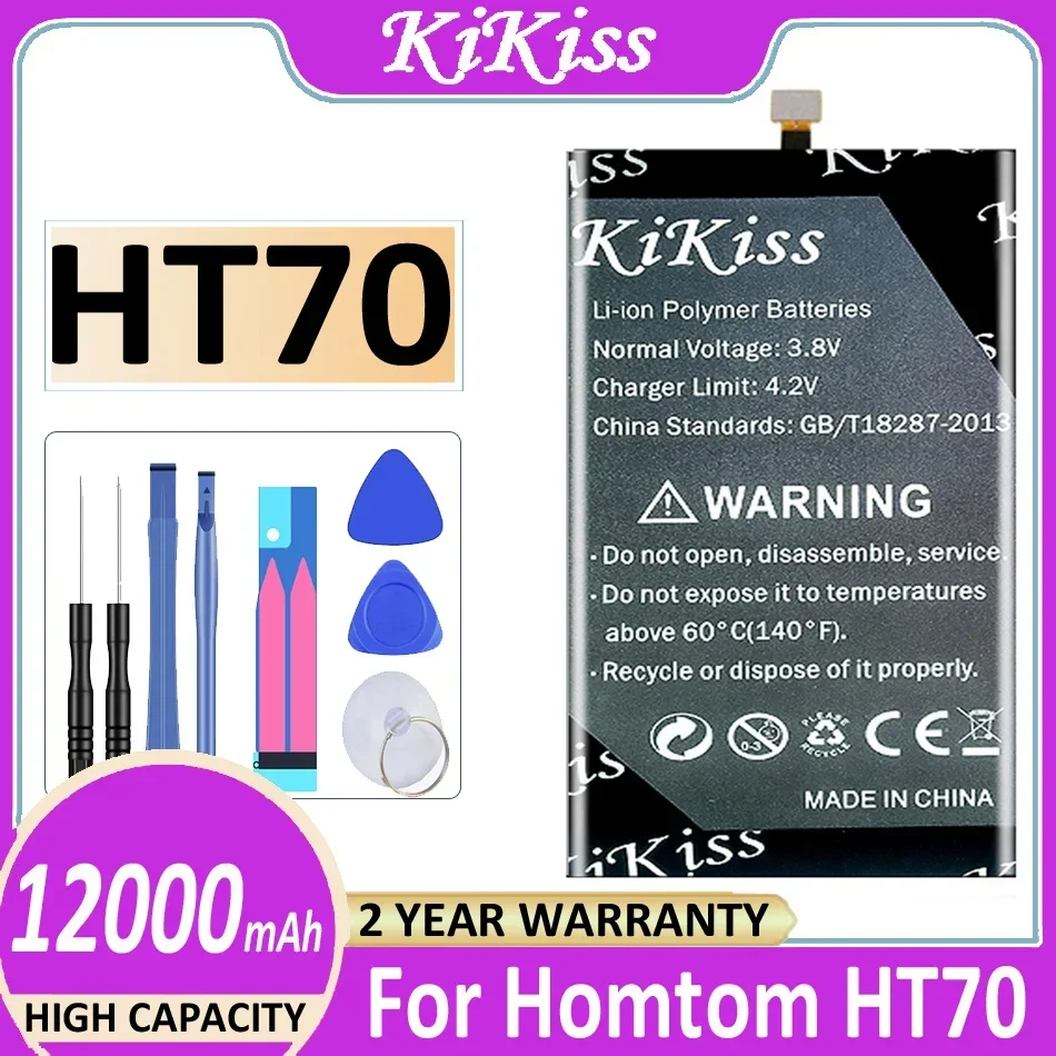 

HT 70 12000mAh Battery for HOMTOM HT70 HT-70 Bateria + Free Tools