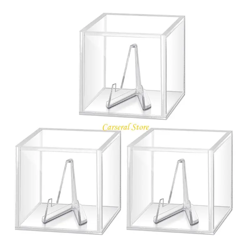 

M4yf акриловые кольца Display Box Кольца для хранения для ювелирных изделий и гитарных выборов с высокой прозрачностью и