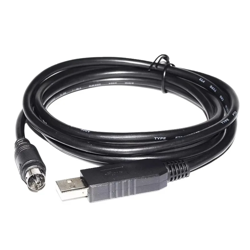 USB To MD6 6-pin Round Head Suitable for YAESU FT-840/890/900 CAT-890 Programming Cable