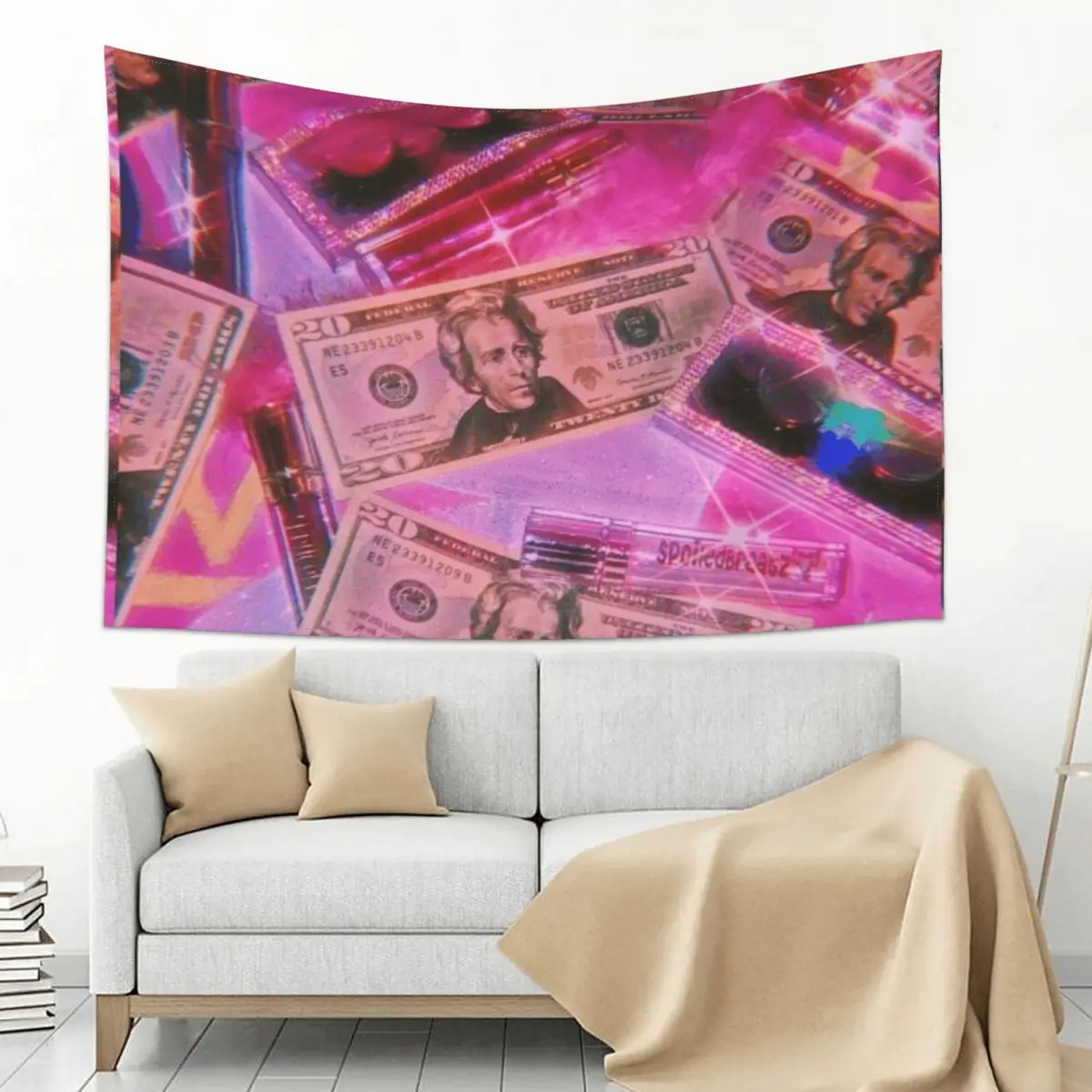 

money Tapestry Decorations For Room Wall Decor Wall Mural Room Decor Cute Tapestry