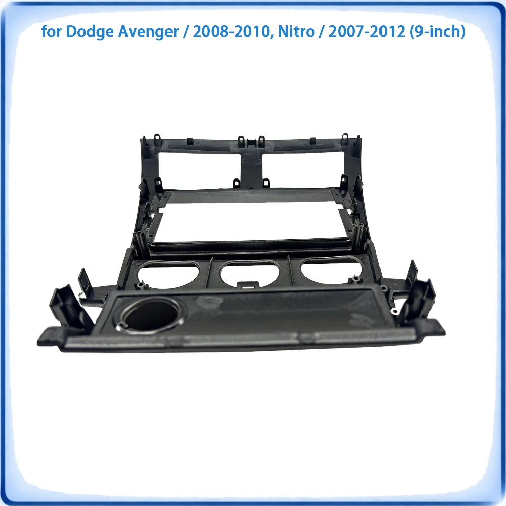 Car Radio Fascia Frame For Dodge Avenger & Nitro 2007-2012 9 inch With Canbus Decoder & Wiring Harness Car Accessories P&P