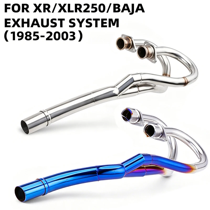 motorcycle High Performance stainless steel exhaust Racing Line system for XR250 XLR250 /BAJA (1985-2003) Original position