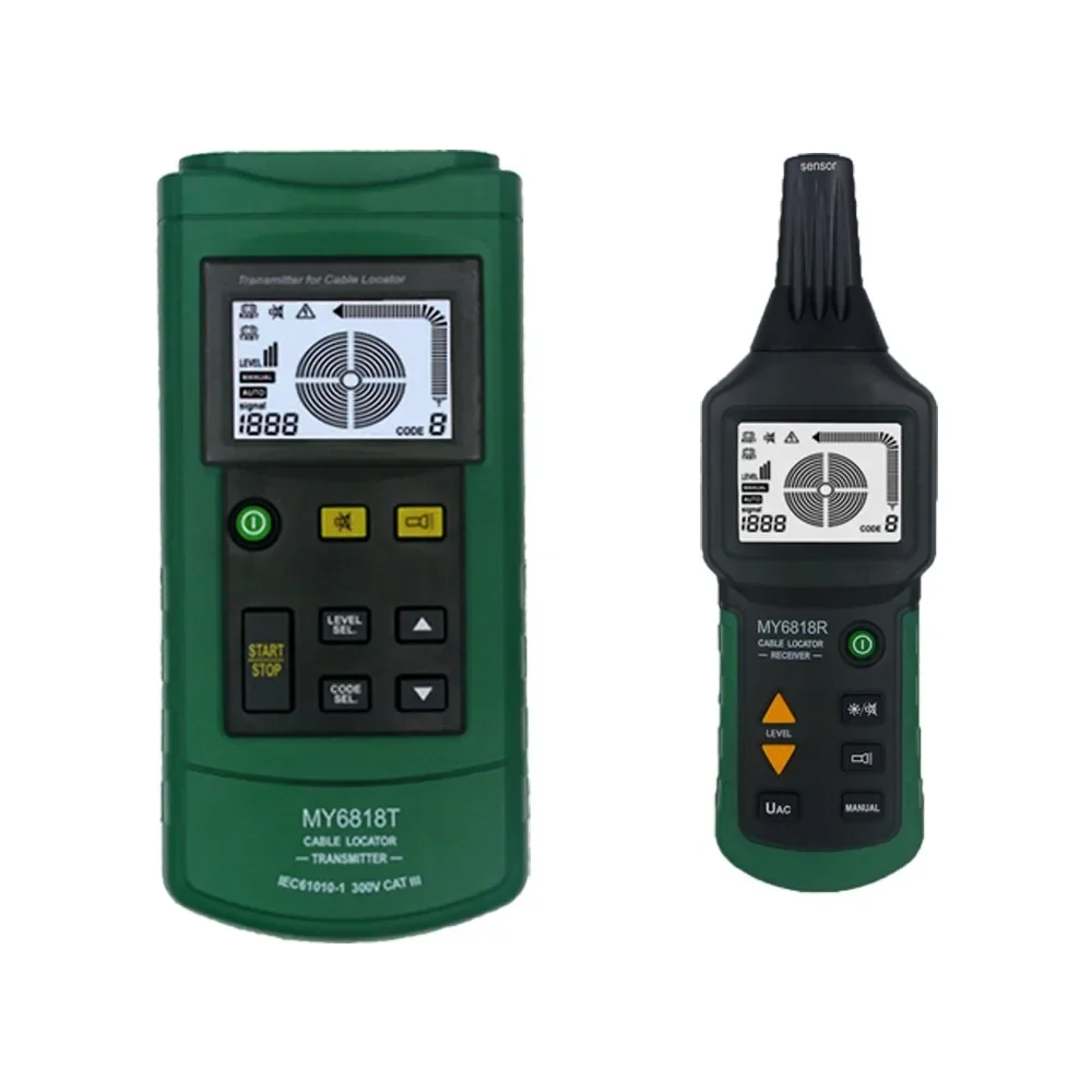 MY6818 Ac/Dc 12-400V Professionele Kabel Tester Tracker Finder Draad Kortsluiting Breaker Detectorfout