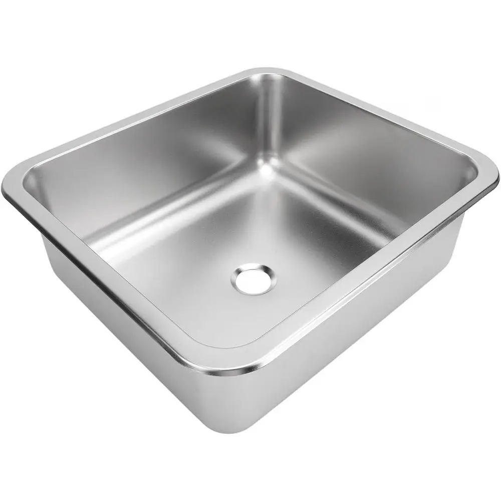 

Кухонная мойка для автодома, встраиваемая, большая емкость, из нержавеющей стали 304, прямоугольная, универсальная, для мытья рук