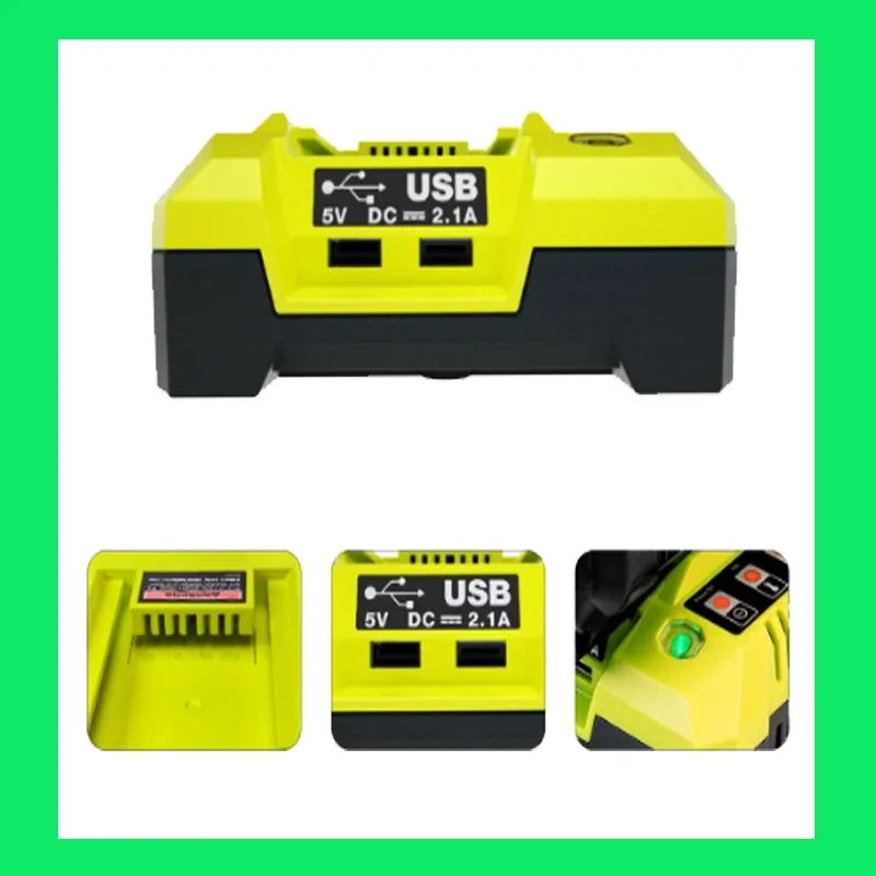 

New Charger for Ryobi OP401 40V Lithium-Ion Battery OP4015 OP4026 OP4026A OP4030 OP4040 OP4050 OP4050A OP4060 OP40261