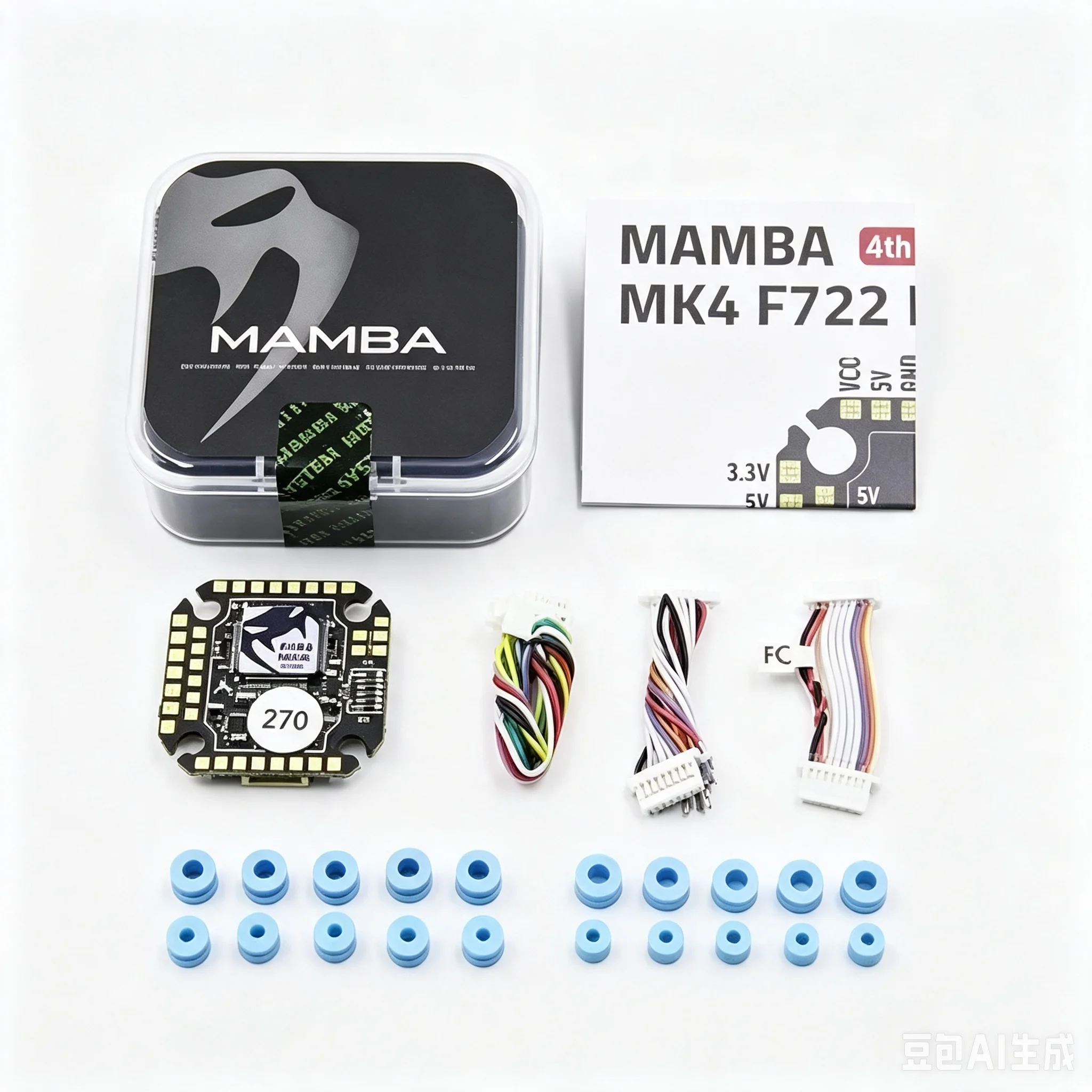 MAMBA MK4 F722 MINI Flight Controller 20mm*20mm 3-6S ICM42688P with 5V 9V BEC Output for FPV Racing Drone