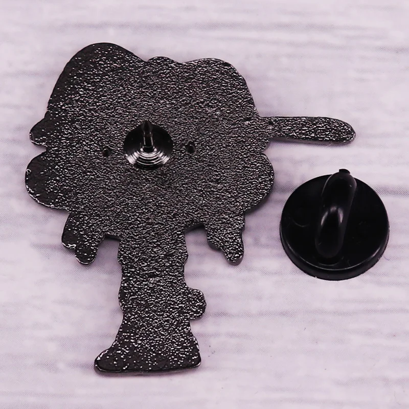 الكرتون لانا بصوت عال البيت المينا دبوس الكرتون فتاة بروش شارة لحقيبة الظهر موضة مجوهرات هدية #2