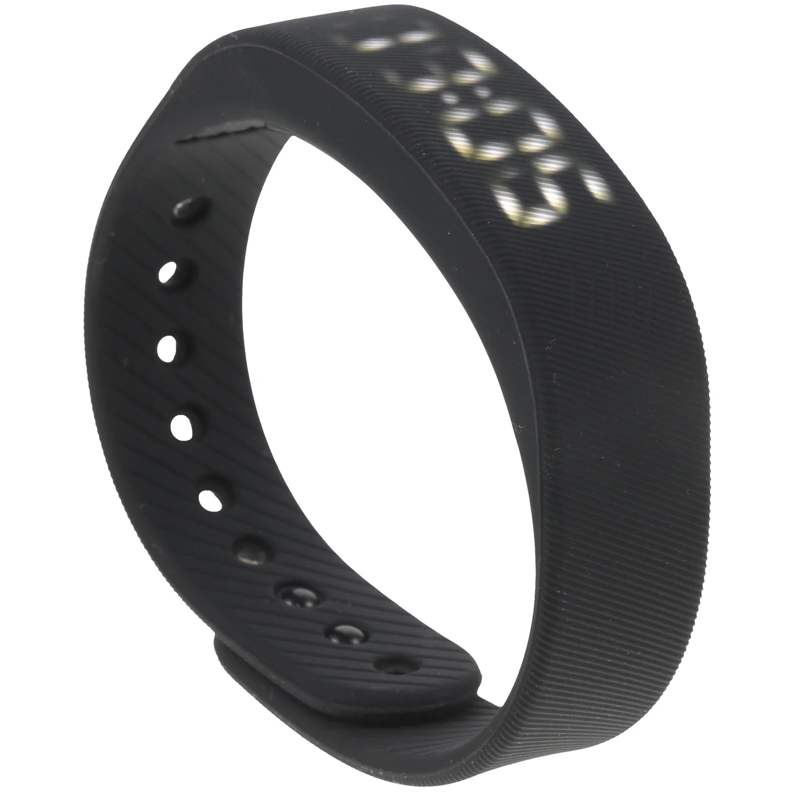 Smart Bracelet Fitness Silicone Band Accurate Step Counting Calories Distance Led Wristband Sports Wrist Watch Black