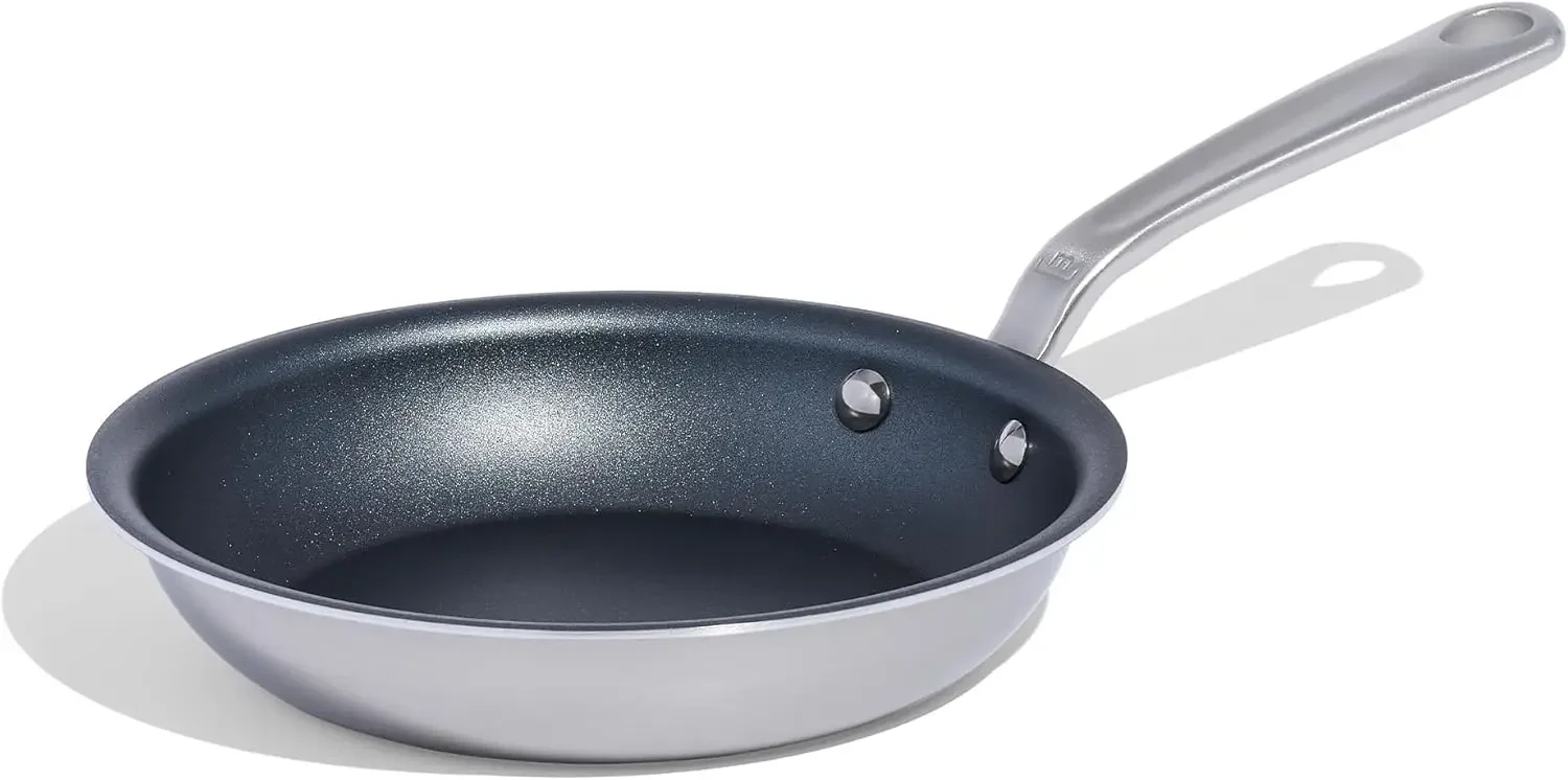 

Cooking utensils - ProCoat 8-inch non stick frying pan (graphite) -5-layer stainless steel coated non stick pan