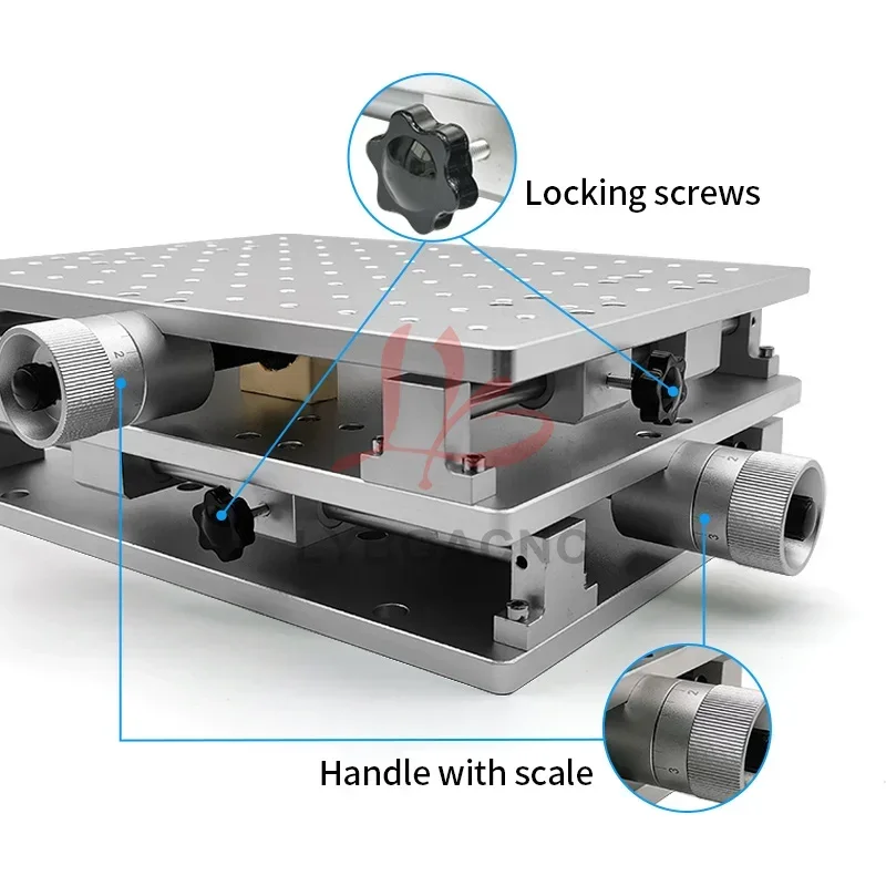 LY-3030/3022/2115 2D XY Displacement Worktable for Fiber UV CO2 Laser Marking Machine Use with Manual Micro Adjustment