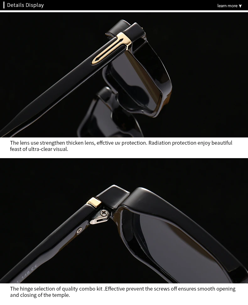 Foreign Trade Cross-Border Popular Sunglasses for Men with Rice Nails European and American Street Photography Ins Popular 6037