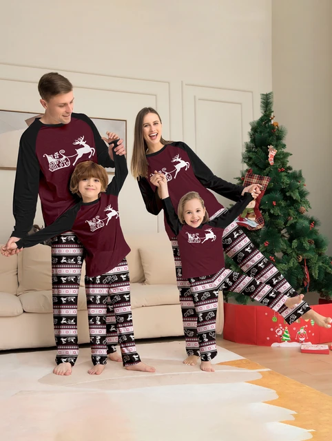 Pijama navidad familia fashion aliexpress