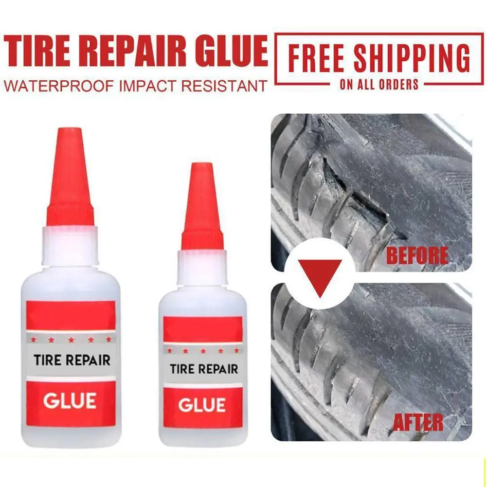 

1 Pcs Car Tire Repair Scratches Glue Tools Adhesive On The Side Of The Tire Fill With Soft Rubber Repair Cracks With Hard Rubber