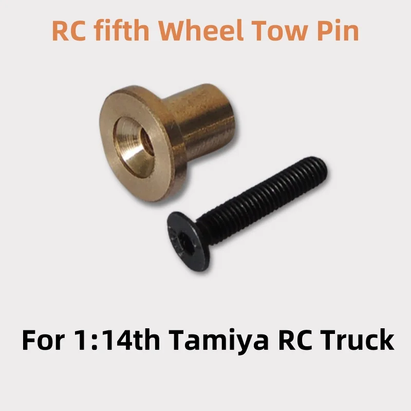 1:14 Fifth Wheel Connector Metal Mushroom Head Grinding Disc For Tamiya RC Truck Tipper 770S 56368 ACTROS AROCS MAN TGX FH16