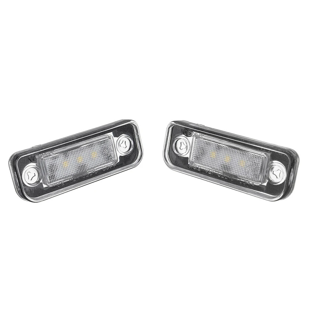 Car LED License Plate Light Lamp Error Free Suit For Mercedes Benz C-Class E-Class SLK CLS W203 5D W211 W219 R171