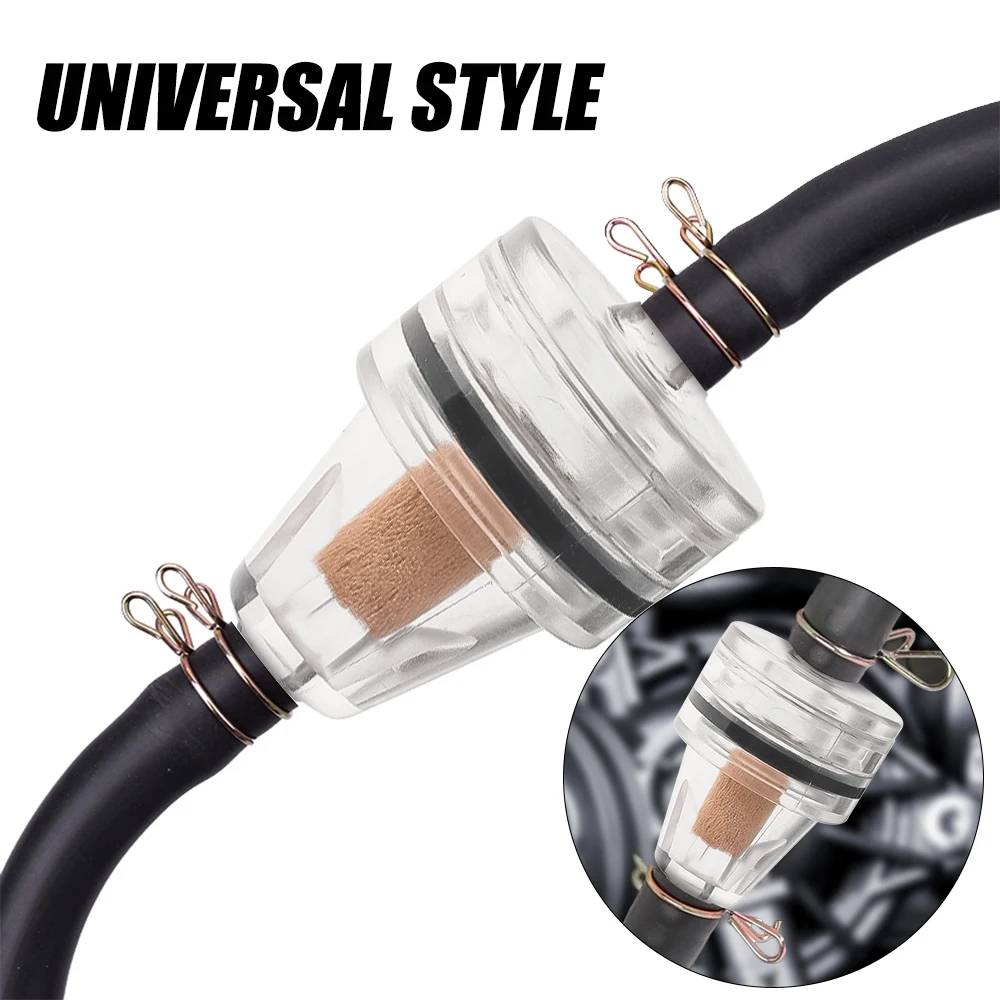 Motorcycle Universal Transparent Modified Gasoline Filter Snowmobile Dirt Bike ATV Accessories Gasoline Line Fuel Filter