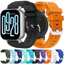 22mm Soft Silicone Band For Xiaomi Redmi Watch 5 active/5 Lite Sport Bracelet For Redmi Watch 3 active/3 Lite Strap Accessories