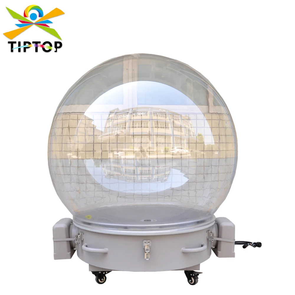 

TIPTOP DMX 512 Control Outdoor Dome 1500W Moving Head Light Rain Cover /LED Stage Light Cover with Silent Wheels Metal Basement