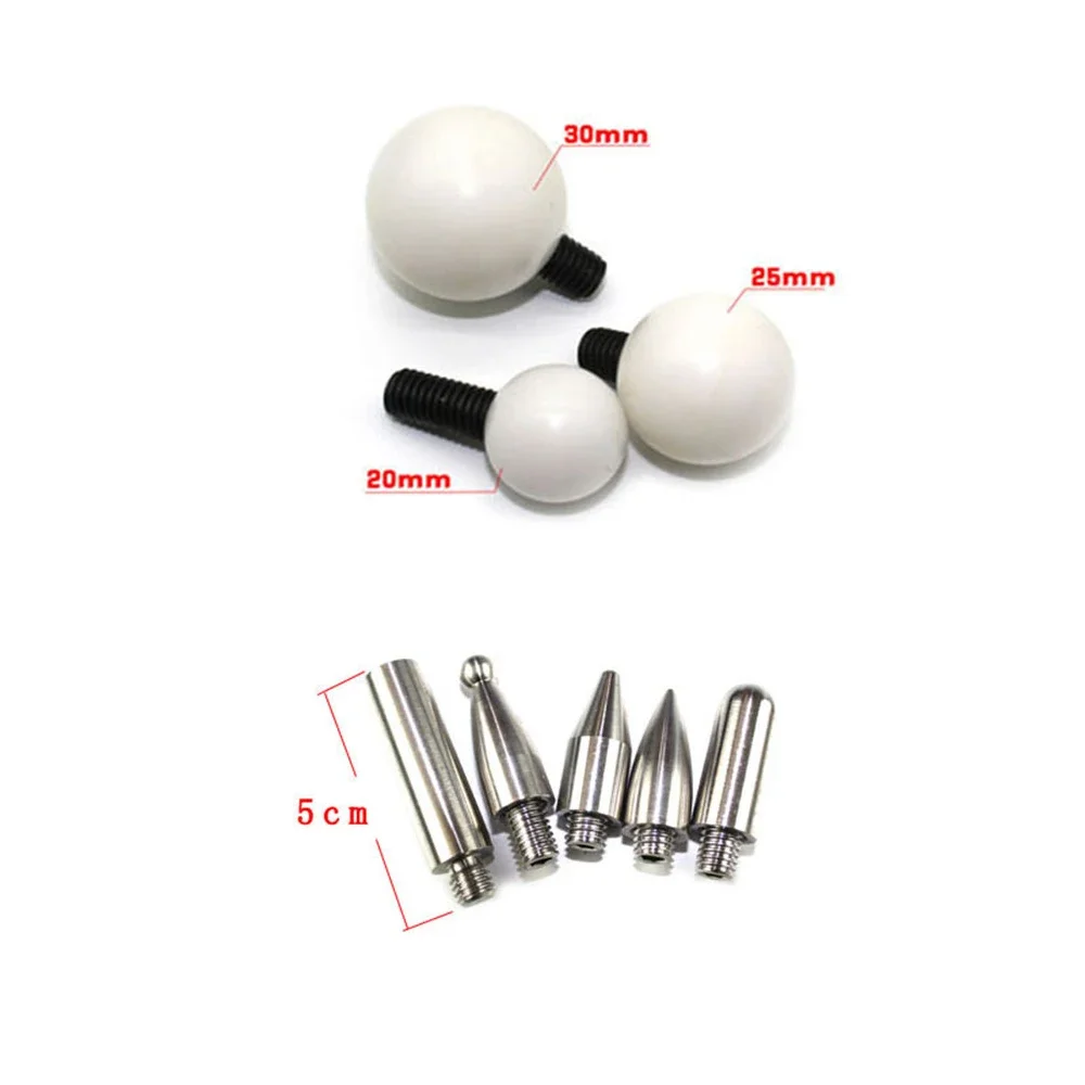Strumenti di servizio per la riparazione di ammaccature senza vernice Aste per rimozione ammaccature Strumenti Kit di riparazione ammaccature Asta Coda di balena Rubinetto con testa sostituibile
