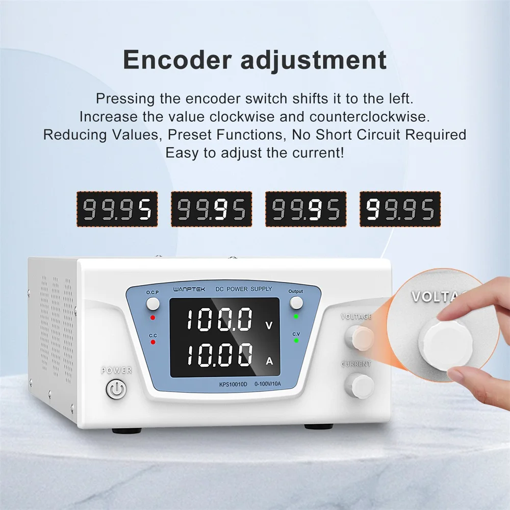 Imagem -02 - Fonte de Alimentação dc de Laboratório Estabilizador Ajustável Regulado Digital Kps6020d 30v 20a 100v 10a 60v 20a