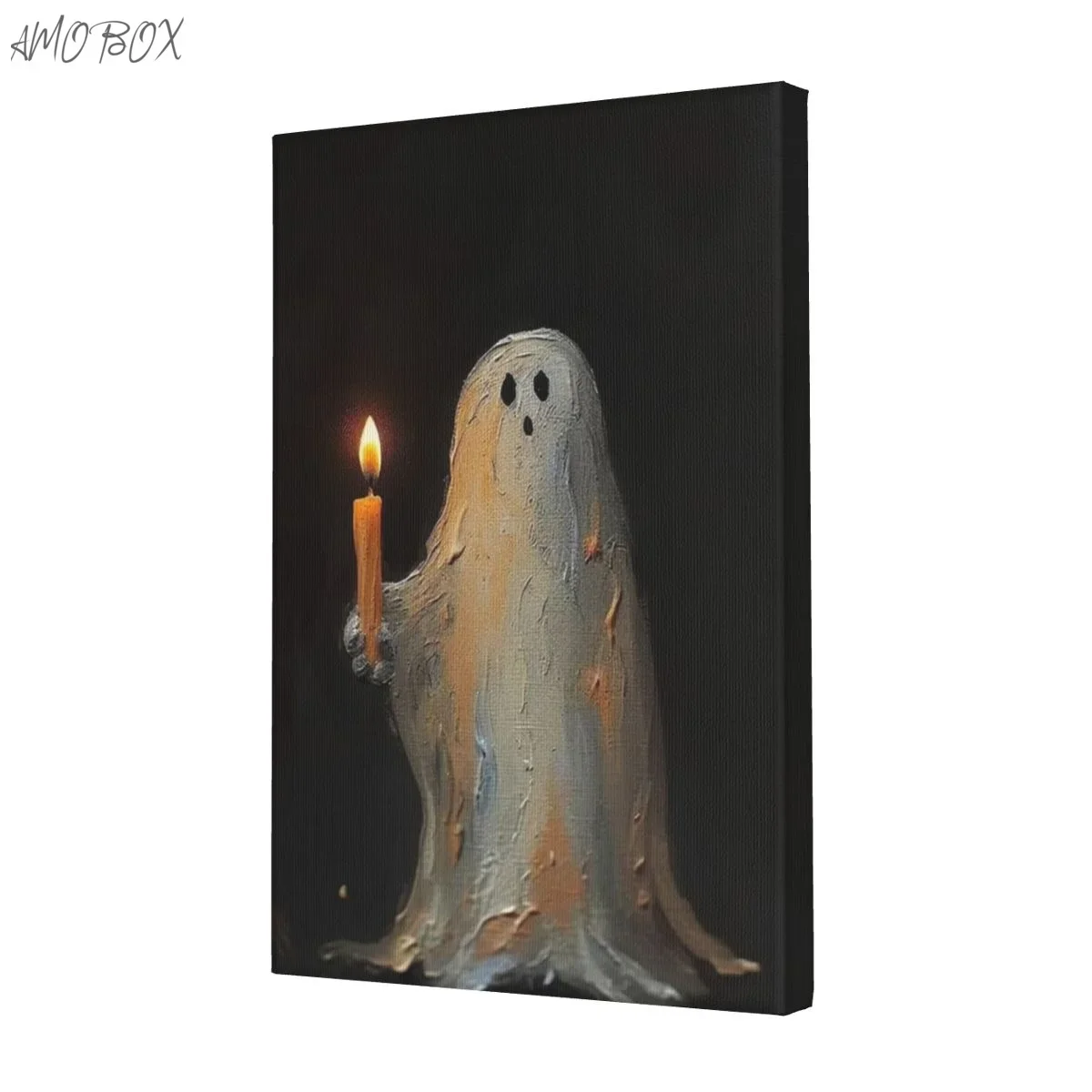 AMOBOX-Unframed Ghosts and Candles Decorative Paintings, Wall Art, Room Decoration, 12x18in, 625477213