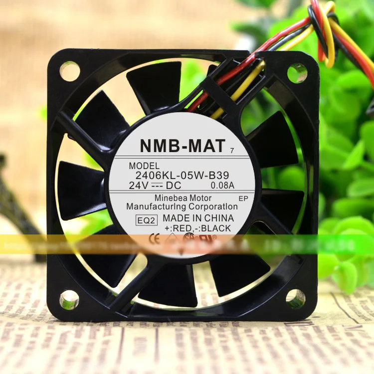 

New Original For NMB 2406KL-05W-B39 6CM 6015 0.08A 24V Cooling Fan Radiator