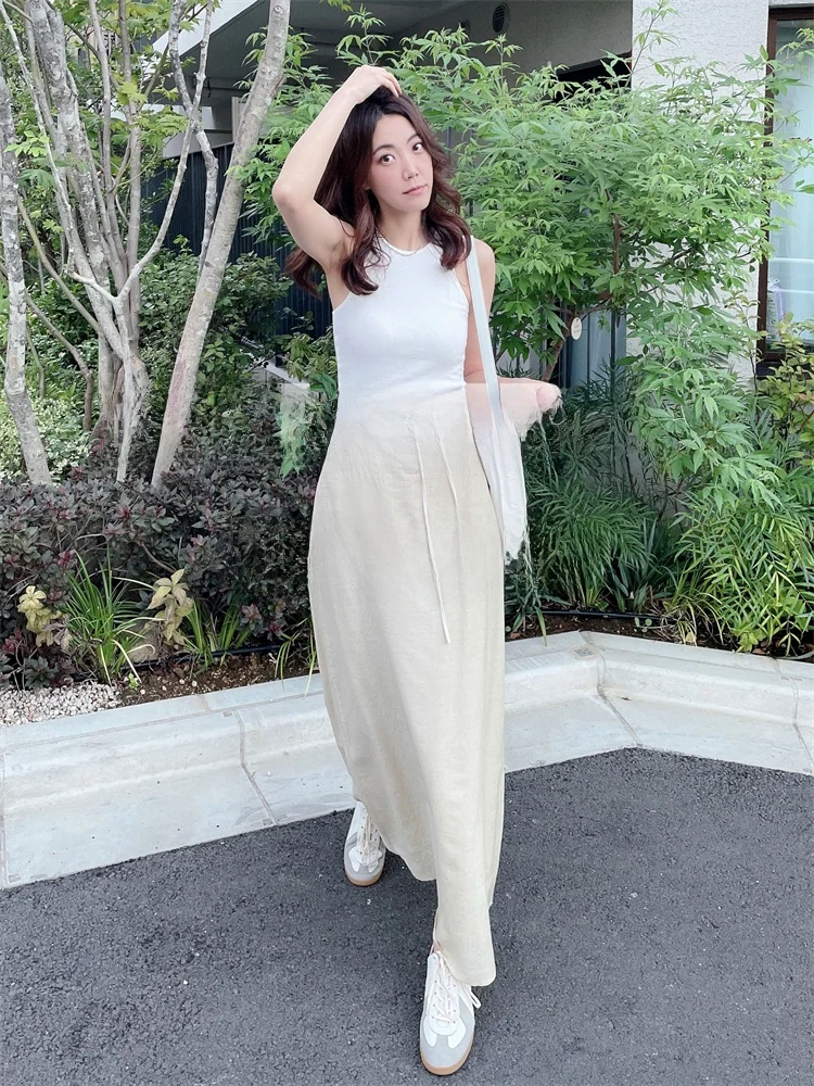 

Viktoria Chan Classic Pure Color Slim Fit Svel Elastic Vest Top Spring Summer 2023 Commute Sle Single Piece Cotton 00%